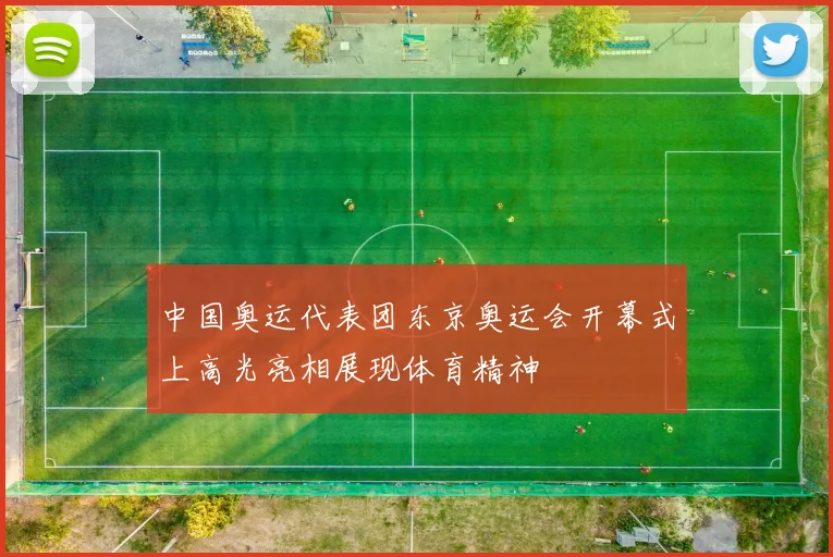 中国奥运代表团东京奥运会开幕式上高光亮相展现体育精神